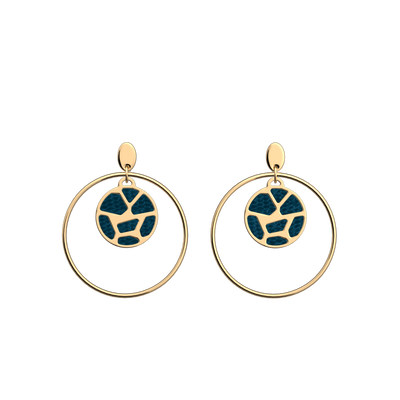 Girafe earrings, Bluish Scales / Georgettes Blue reversible inserts girafe-earrings-bluish-scales-georgettes-blue-reversible-inserts-pack_bo_dormeuses
