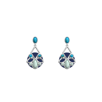 Boucles d'oreilles Rosace, cuirs réversibles Denim / Pêche Blanche boucles-d-oreilles-rosace-cuirs-reversibles-denim-peche-blanche-pack_bo_pendantes