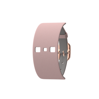 Light Pink / Light Grey Single Wrap Leather strap,  Rose gold finish buckle light-pink-light-grey-single-wrap-leather-strap-rose-gold-finish-buckle-le_simple_tour