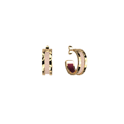 Pure Martelée earrings, Pomegranate / Sugared Almond reversible inserts pure-martelee-earrings-pomegranate-sugared-almond-reversible-inserts-pack_bo_creoles