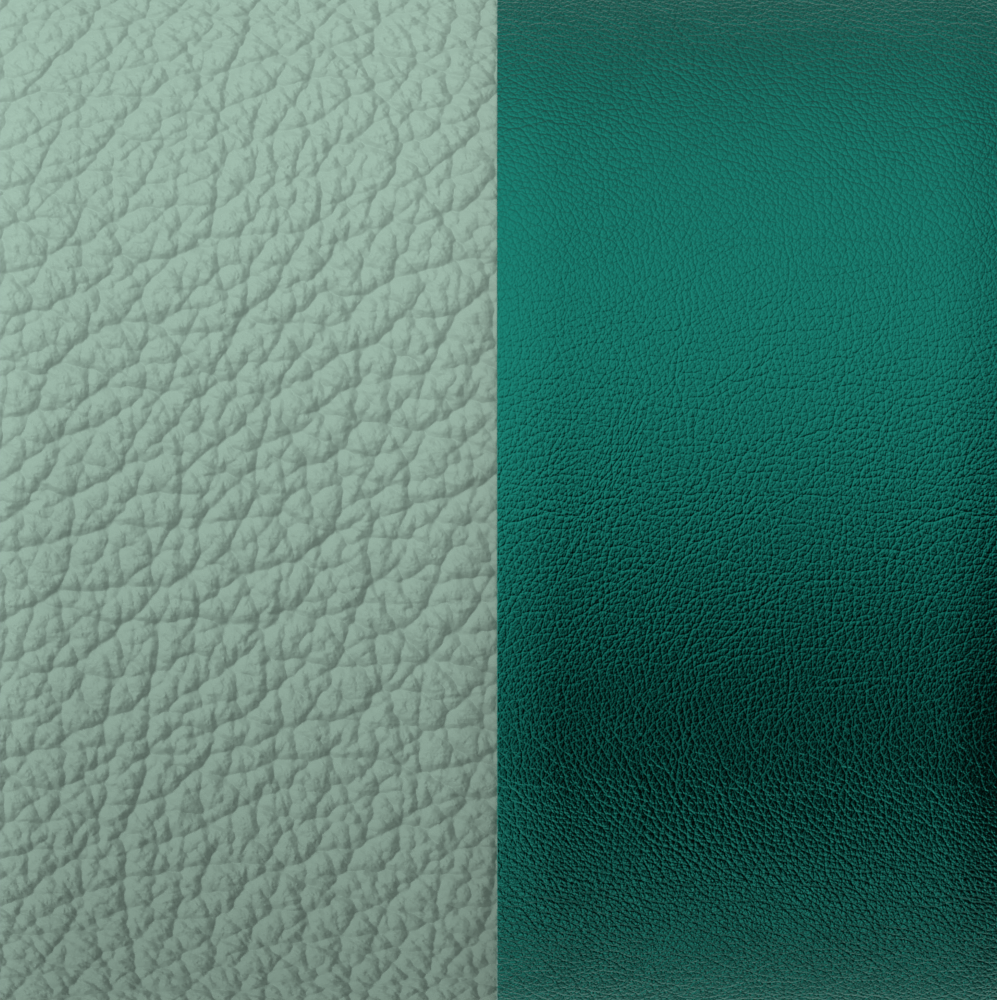 Cuir - Manchettes, Amande / Menthe Givrée image number 1