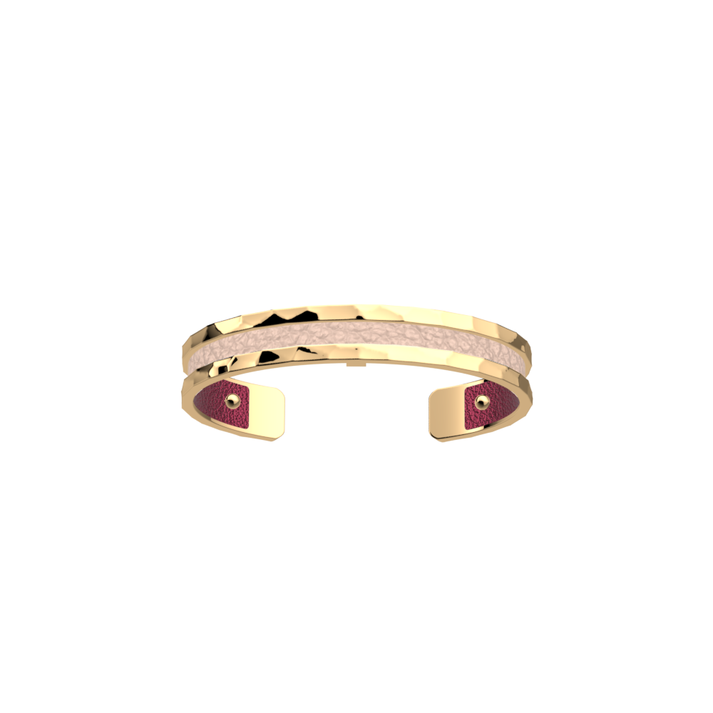 manchette-pure-martelee-cuir-reversible-grenade-dorure-a-chaud-dragee-pack_manchettes_essentielles-2
