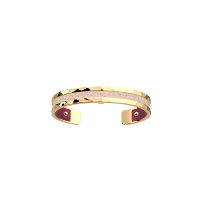 Pure Martelée bracelet, Pomegranate Gold Inscription /  Sugared Almond reversible insert pure-martelee-bracelet-pomegranate-gold-inscription-sugared-almond-reversible-insert-pack_manchettes_essentielles