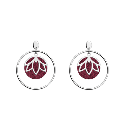 Lotus earrings, Sugared Almond / Pomegranate reversible inserts lotus-earrings-sugared-almond-pomegranate-reversible-inserts-pack_boucles_d_oreilles_essentielles_et_precieuses