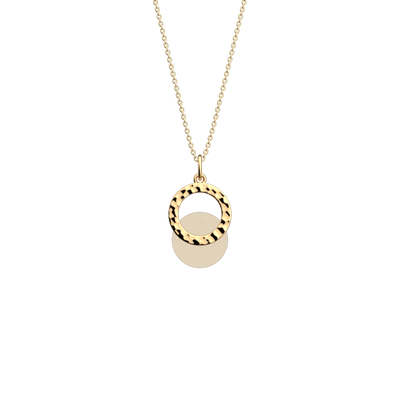 Pure Martelée necklace, Gold Glitter / Cream reversible insert pure-martelee-necklace-gold-glitter-cream-reversible-insert-pack_colliers
