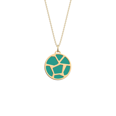 Girafe necklace, Aquatic / Metallic Aquamarine reversible insert girafe-necklace-aquatic-metallic-aquamarine-reversible-insert-pack_colliers