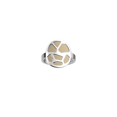 Girafe ring, Gold Glitter / Cream reversible insert girafe-ring-gold-glitter-cream-reversible-insert-pack_bagues_essentielles