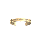 Céleste Bracelet, Gold finish, Cream / Gold Glitter image number 1