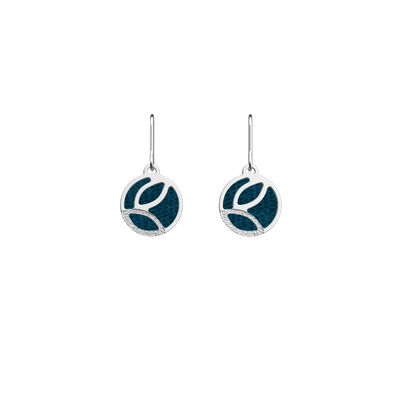 Boucles d'oreilles Jungle, cuirs réversibles Écailles Bleutées / Bleu Georgettes boucles-d-oreilles-jungle-cuirs-reversibles-ecailles-bleutees-bleu-georgettes-pack_bo_dormeuses