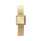 Palmier mesh watch - Silver finish, l'Absolue square watch case image number 2