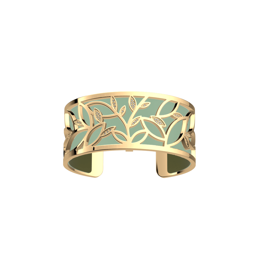 Manchette Arbre de Vie, cuir réversible Eau Douce / - Les Georgettes - Modalova