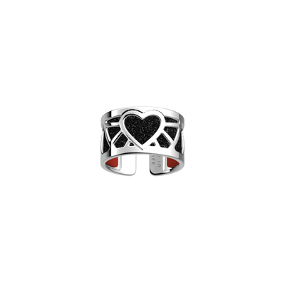 Cœur ring, Black Glitter / Red reversible insert c-ur-ring-black-glitter-red-reversible-insert-pack_bagues_essentielles