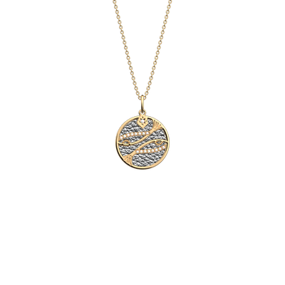 Pisces necklace, Crystal Bleu / Disco reversible insert pisces-necklace-crystal-bleu-disco-reversible-insert-pack_collier_zodiaque