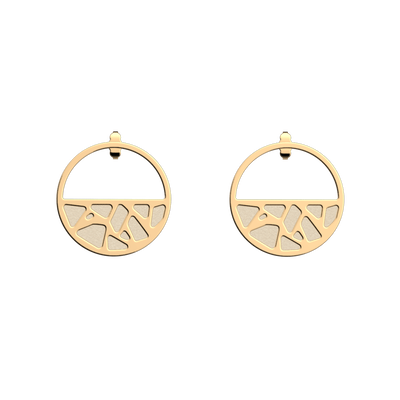 Boucles d'oreilles Girafe, cuirs réversibles Crème / Paillettes Dorées boucles-d-oreilles-girafe-cuirs-reversibles-creme-paillettes-dorees-pack_bo_pendantes