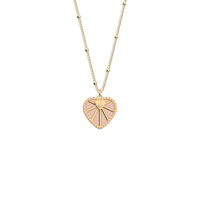 Cœur Céleste necklace, Jasmine / Metal Rose reversible insert c-ur-celeste-necklace-jasmine-metal-rose-reversible-insert-pack_colliers