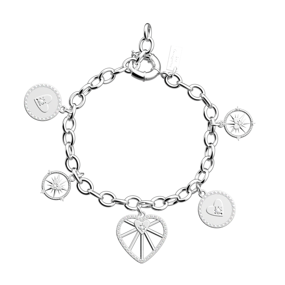 Bracelet chaîne Caur Céleste Pampille - Les Georgettes - Modalova