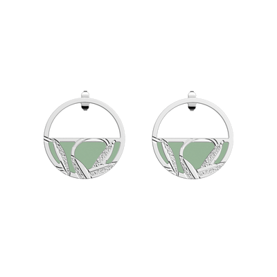 Rose des Sables earrings, Olive / Fresh Water reversible inserts rose-des-sables-earrings-olive-fresh-water-reversible-inserts-pack_boucles_d_oreilles_essentielles_et_precieuses