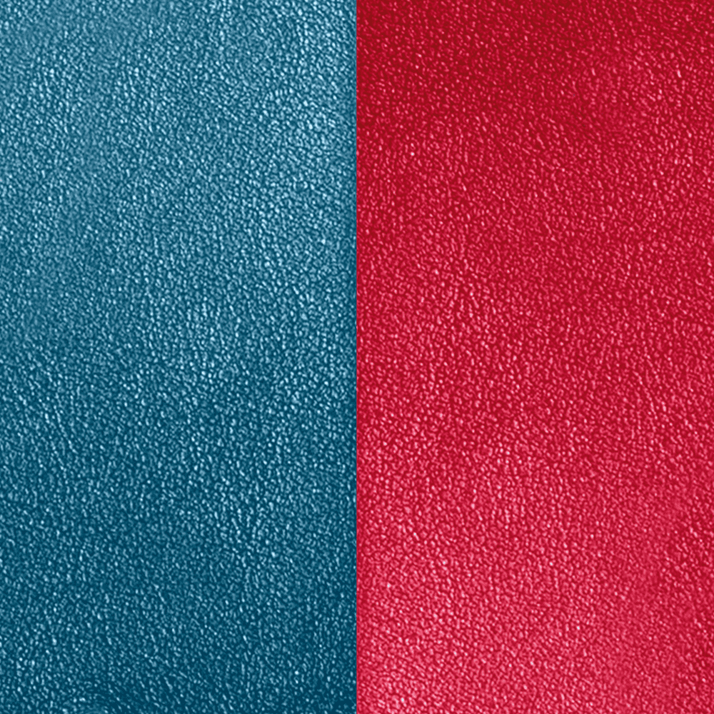 Cuir - Colliers, Bleu Pétrole / Framboise - Les Georgettes - Modalova