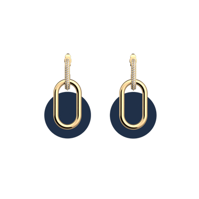 Boucles d'oreilles Chaîne, cuirs réversibles Marine / Ciel Étoilé boucles-d-oreilles-chaine-cuirs-reversibles-marine-ciel-etoile-pack_boucles_d_oreilles_essentielles_et_precieuses
