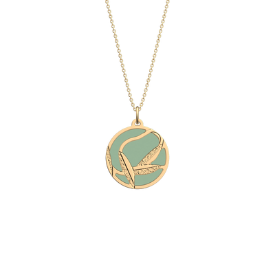 Rose des Sables necklace, Fresh Water / Olive reversible insert rose-des-sables-necklace-fresh-water-olive-reversible-insert-pack_colliers