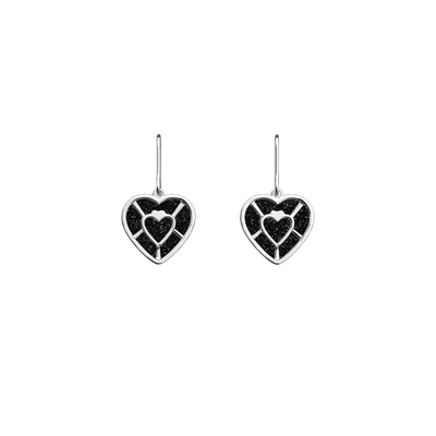 Cœur earrings, Black Glitter / Red reversible inserts c-ur-earrings-black-glitter-red-reversible-inserts-pack_bo_dormeuses