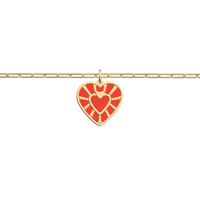 Cœur bracelet, Passion Red / Glamour reversible insert c-ur-bracelet-passion-red-glamour-reversible-insert-pack_bracelets_chaines_joncs