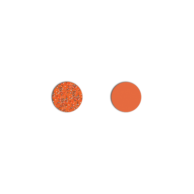 Vinyle - Bagues, Orange Pailleté / Orange Soft vinyle-bagues-orange-paillete-orange-soft