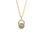 Pure Martelée Necklace, Gold finish, Cobra / Canyon image number 1