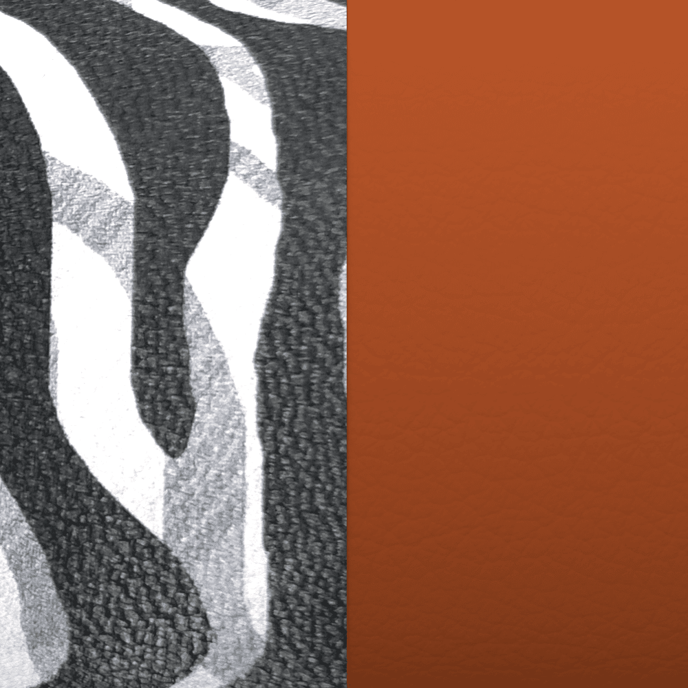 Leather insert - Bracelets, Zebra / Cognac image number 1