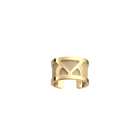 Hiboux Ring, Gold finish, Cream / Gold Glitter image number 1