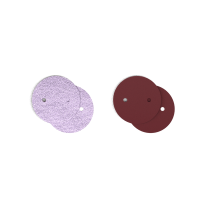 Leather insert - Earrings, Metallic Lavender / Wild Violet leather-insert-earrings-metallic-lavender-wild-violet