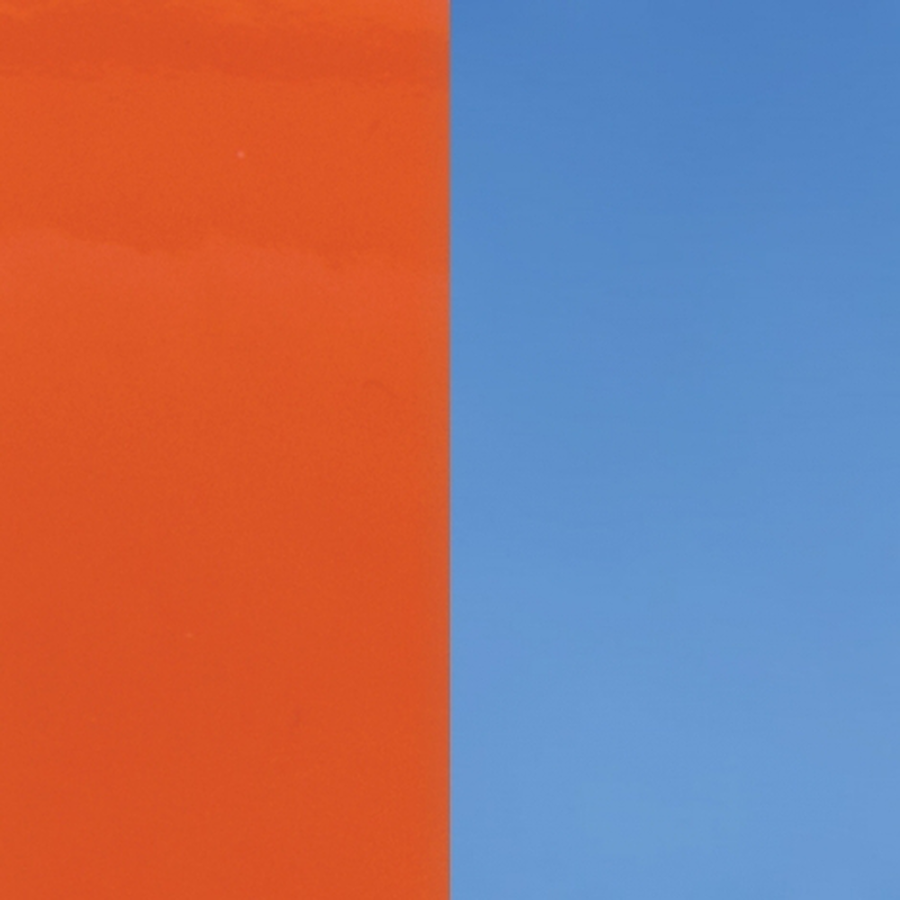 Vinyle - Boucles d'Oreilles, Orange Vernis / Bleuet image number 1