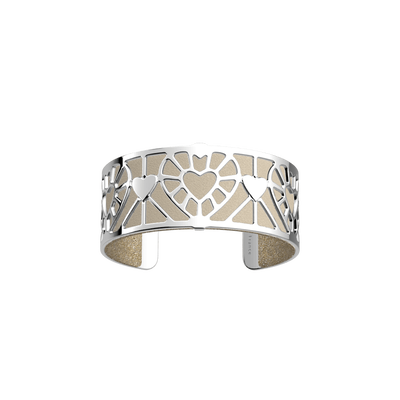 Cœur bracelet, Cream / Gold Glitter reversible insert c-ur-bracelet-cream-gold-glitter-reversible-insert-product_master_bagues_essentielles-taille