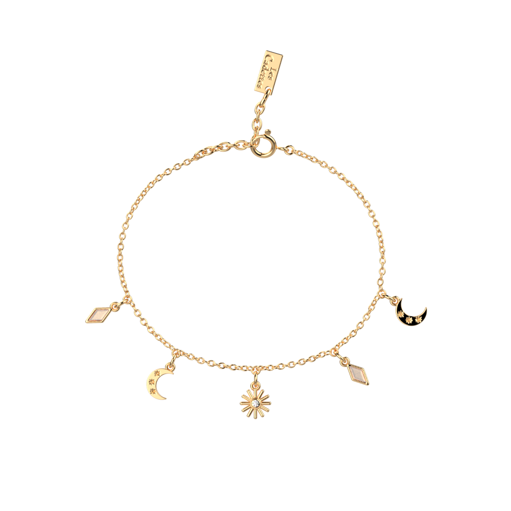 Bracelet chaîne Luna - Les Georgettes - Modalova
