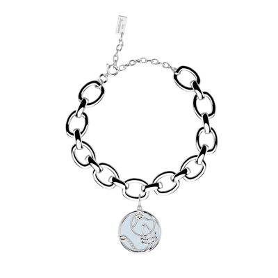Scorpion bracelet, Crystal Blue / Disco reversible insert scorpion-bracelet-crystal-blue-disco-reversible-insert-pack_bracelets_zodiaque