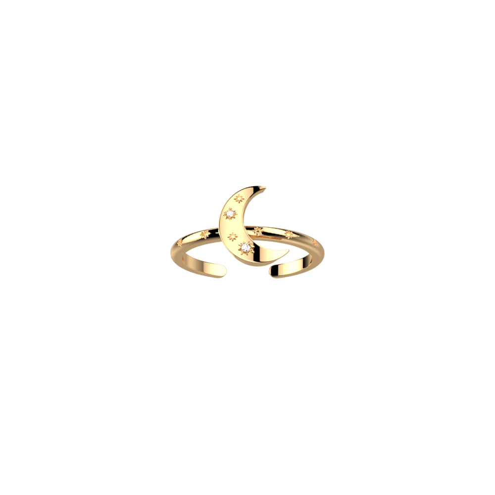 Bague Luna - Les Georgettes - Modalova