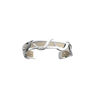 Drapé bracelet, Cream / Gold Glitter reversible insert drape-bracelet-cream-gold-glitter-reversible-insert-pack_manchettes_essentielles