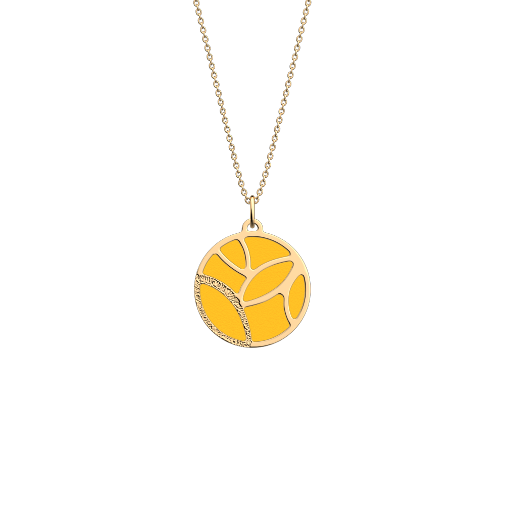 Collier Jungle, cuir réversible / - Les Georgettes - Modalova