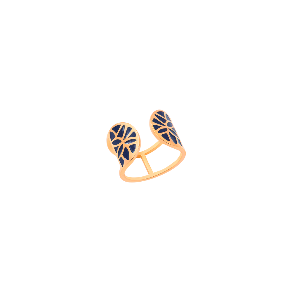 Bague Nénuphar Laque - Les Georgettes - Modalova
