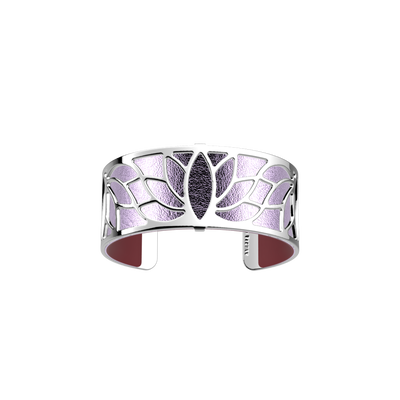 Lotus bracelet, Wild Violet / Metallic Lavender reversible insert lotus-bracelet-wild-violet-metallic-lavender-reversible-insert-pack_manchettes_essentielles
