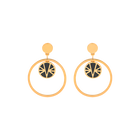 Ibiza Laque Earrings, Gold finish image number 1