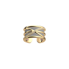 Louxor Ring, Gold finish, Light Pink / Light Grey image number 2