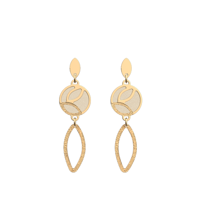 Jungle earrings, Gold Glitter / Cream reversible inserts jungle-earrings-gold-glitter-cream-reversible-inserts-pack_boucles_d_oreilles_essentielles_et_precieuses