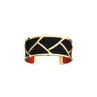 Tresse Bracelet, Gold finish, Red / Black Glitter image number 3