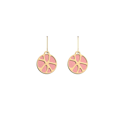 Nénuphar earrings, Metallic Pink / Jasmine reversible inserts nenuphar-earrings-metallic-pink-jasmine-reversible-inserts-pack_boucles_d_oreilles_essentielles_et_precieuses