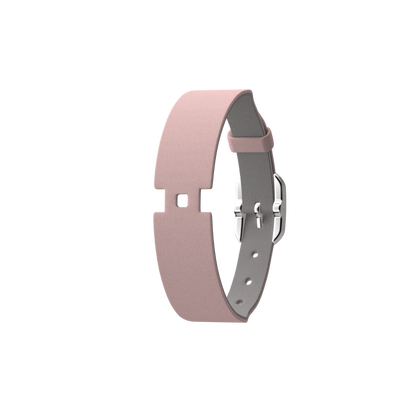 Light Pink / Light Grey Single Wrap Leather strap,  Silver finish buckle light-pink-light-grey-single-wrap-leather-strap-silver-finish-buckle-le_simple_tour