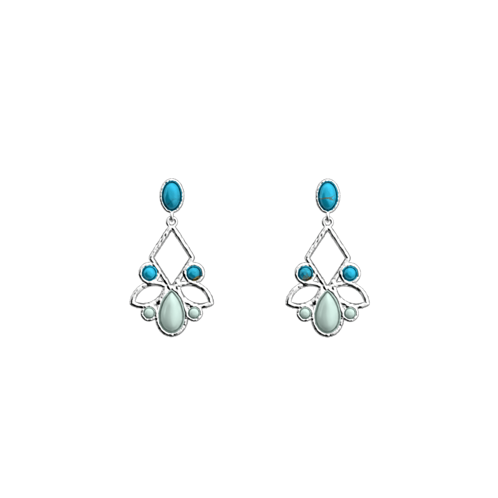 Boucles d'oreilles Rosace - Les Georgettes - Modalova