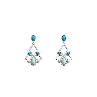 Rosace earrings rosace-earrings-pendantes