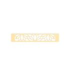 Decorative plaque Lotus 25 mm, Gold finish image number 1