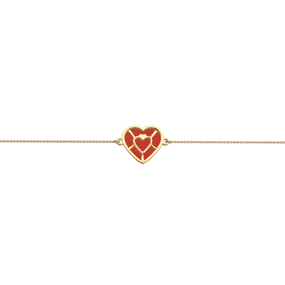 Cœur chain bracelet, Black Glitter / Red reversible insert c-ur-chain-bracelet-black-glitter-red-reversible-insert-pack_bracelets_chaines_joncs